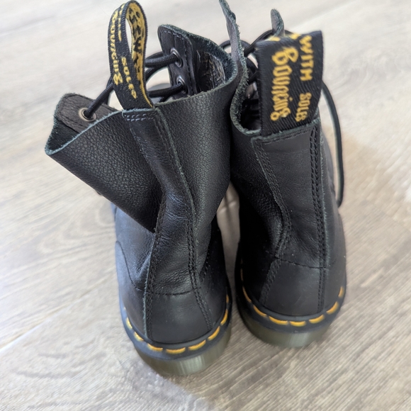 Dr. Martens Black Leather Boots - Picture 4 of 5